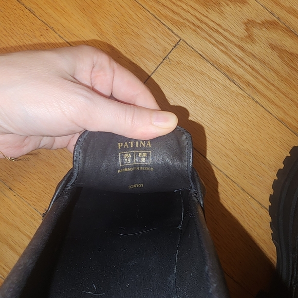 Portland Leather Zoe Chunky Leather Loafers EUC - Picture 8 of 10